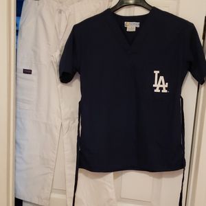 LA Dodger scrub set